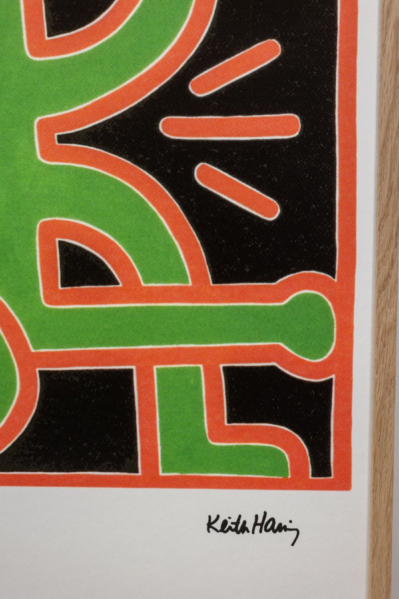 Keith Haring. Numbered Color Silkscreen Print. 1990s Ls6794e-68e-photo-4