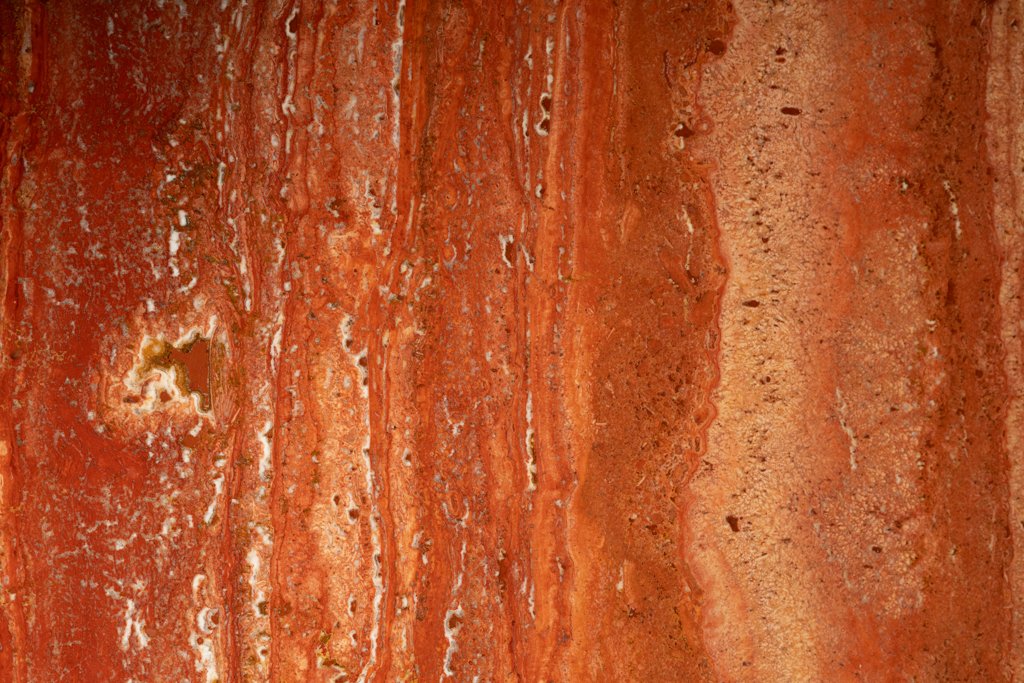 Willy Rizzo. Large Table In Orange-red Travertine. 1970s. Ls67272253-photo-3