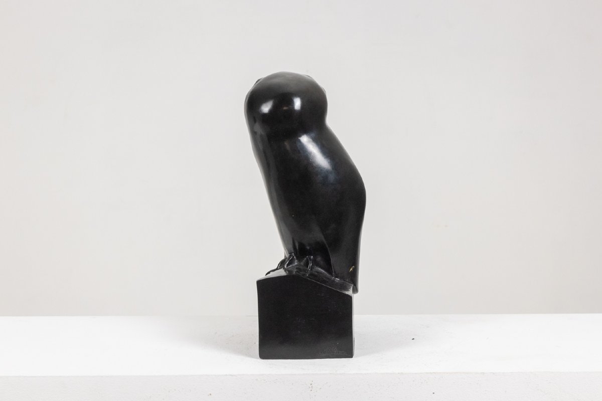 François Pompon. « Grand-Duc », bronze, tirage de 2006. LS65033609P-photo-3