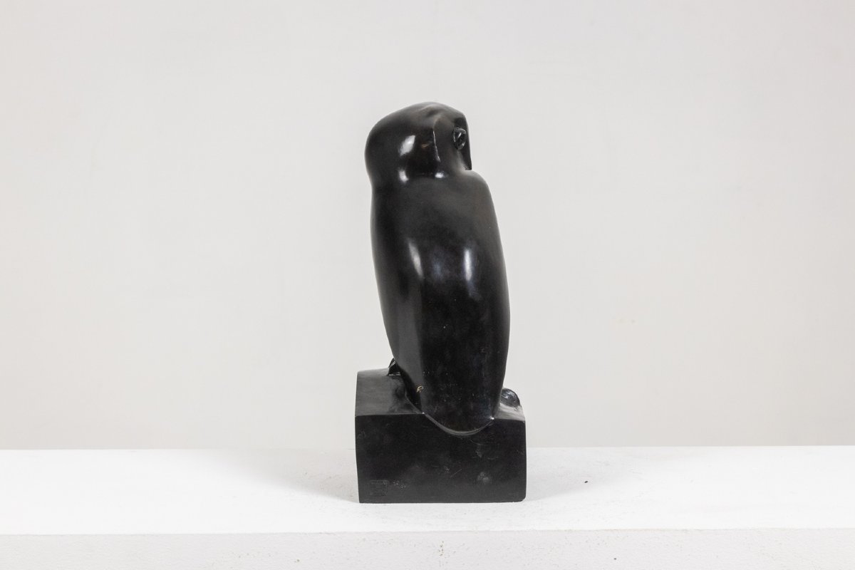 François Pompon. « Grand-Duc », bronze, tirage de 2006. LS65033609P-photo-4