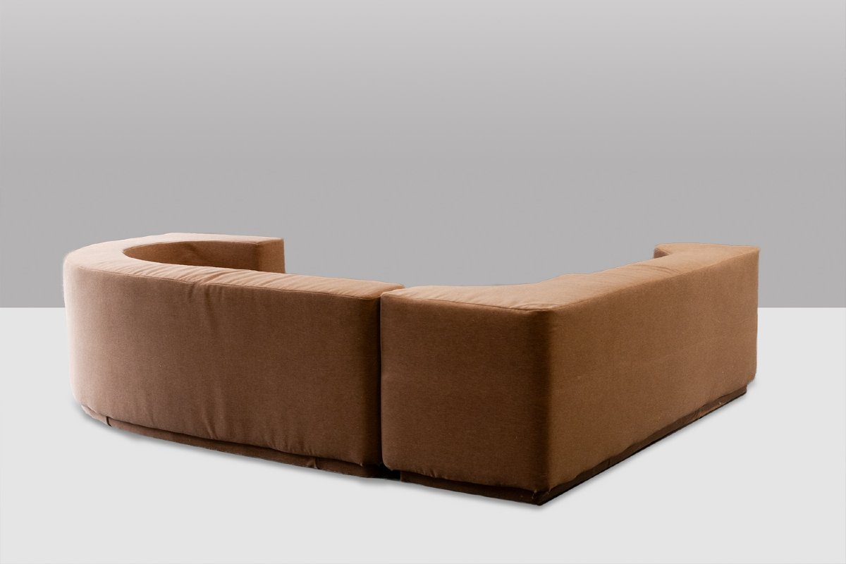 Roberto Pamio. Canapé modulaire en tissu, modèle Lara. Vers 1980-90. LS66533502/BM-photo-1