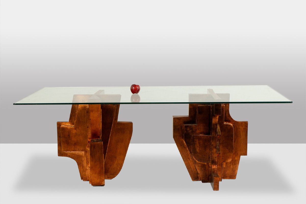 Matteo Ceccarelli. “brutalist” Sculptural Dining Table. 1980s. Ls67203165-photo-2