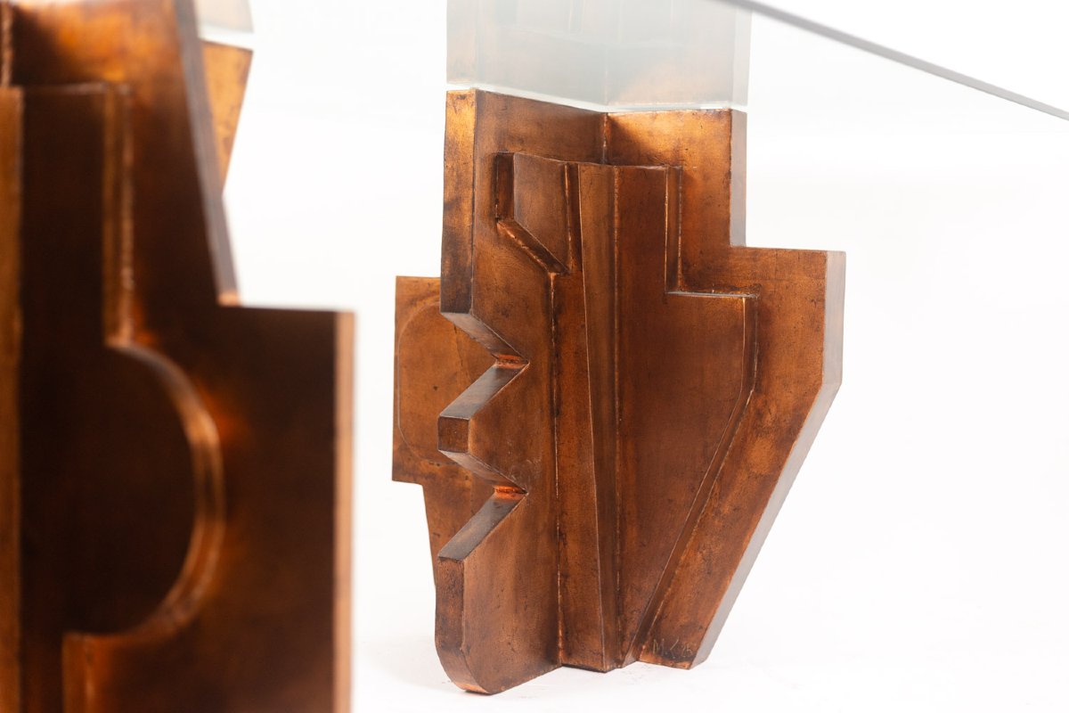 Matteo Ceccarelli. “brutalist” Sculptural Dining Table. 1980s. Ls67203165-photo-4