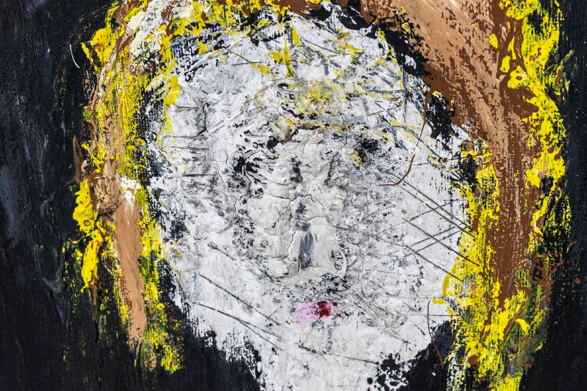 Marcel Mulot, Woman Portrait, Gouache On Canvas, 1988 Ls3834221-photo-3