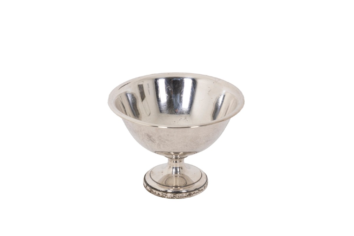 Cup In Silvered Metal, 1950’s Ls4347