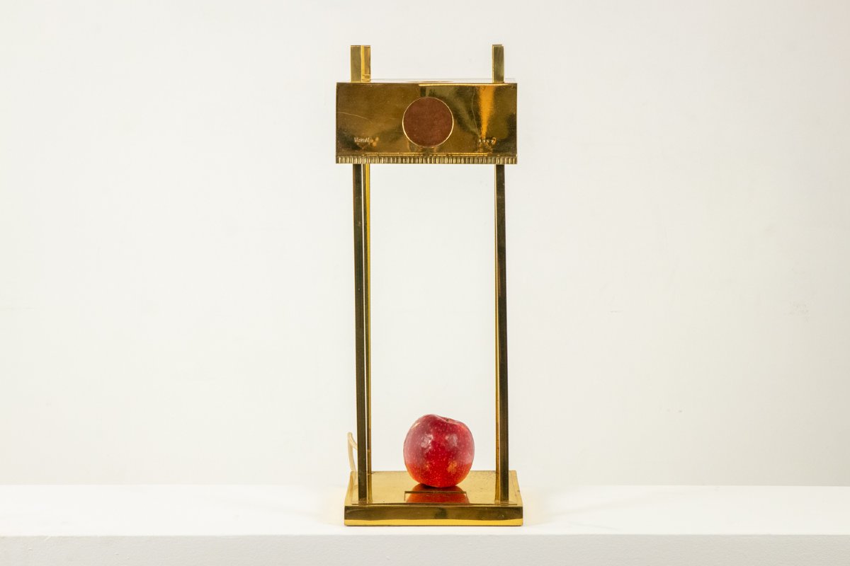 Lamp In Gilt Brass And Copper, Olympic Games Of 1936 Ls4138671-photo-2