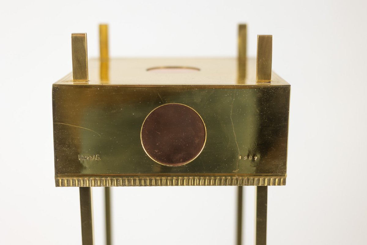 Lamp In Gilt Brass And Copper, Olympic Games Of 1936 Ls4138671-photo-4