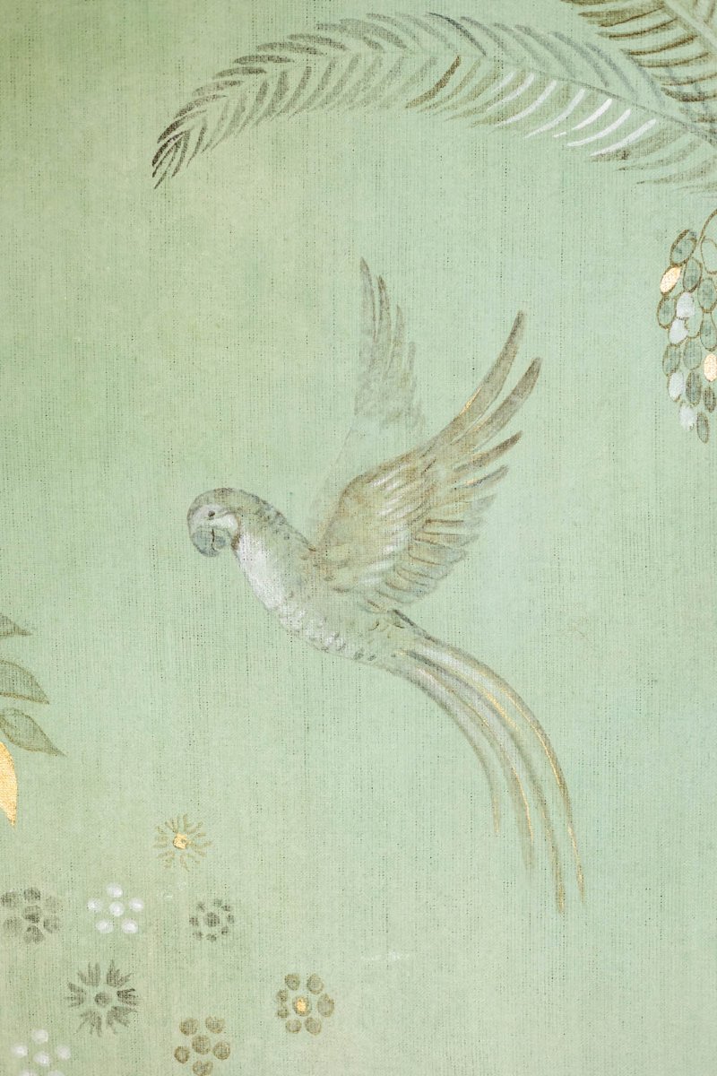 Toile peinte, ou panneau décoratif, Perroquets et oiseau. Contemporain. LS6782B1081-photo-5