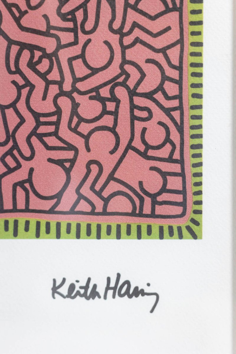 Keith Haring, Sérigraphie, Années 1990. LS6794Q-68Q-photo-4