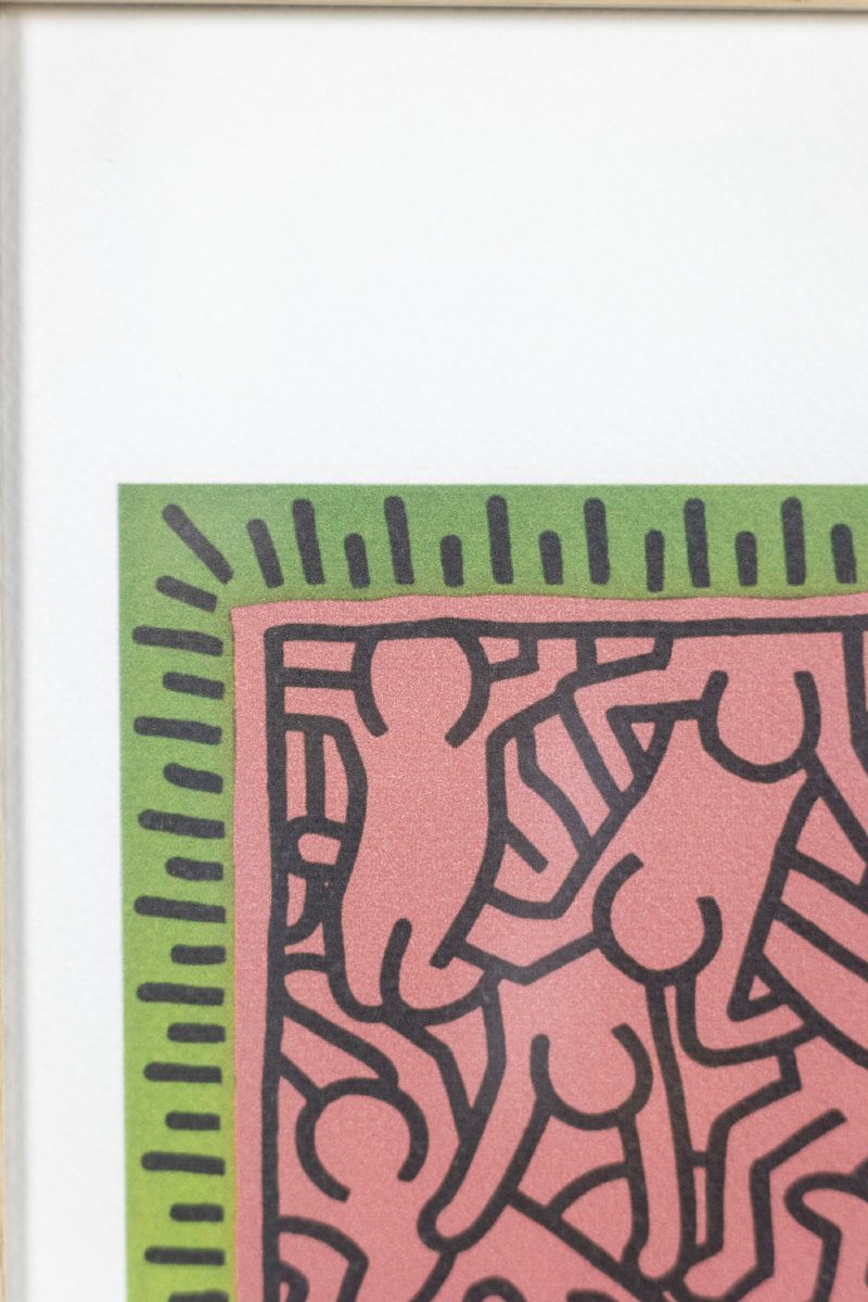 Keith Haring, Sérigraphie, Années 1990. LS6794Q-68Q-photo-1