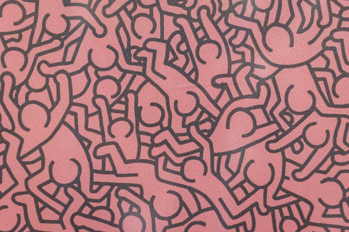 Keith Haring, Sérigraphie, Années 1990. LS6794Q-68Q-photo-2