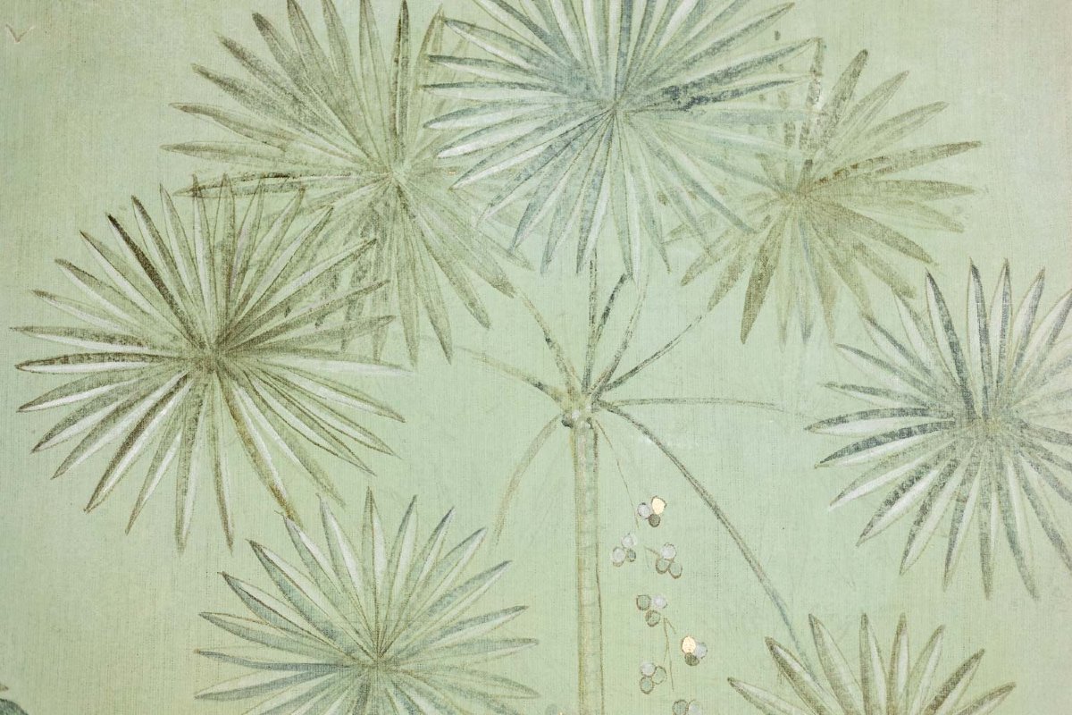 Painted Canvas Or Decorative Panel, Featuring Parrots And Foliage. Contemporary.ls6782a1089-photo-3