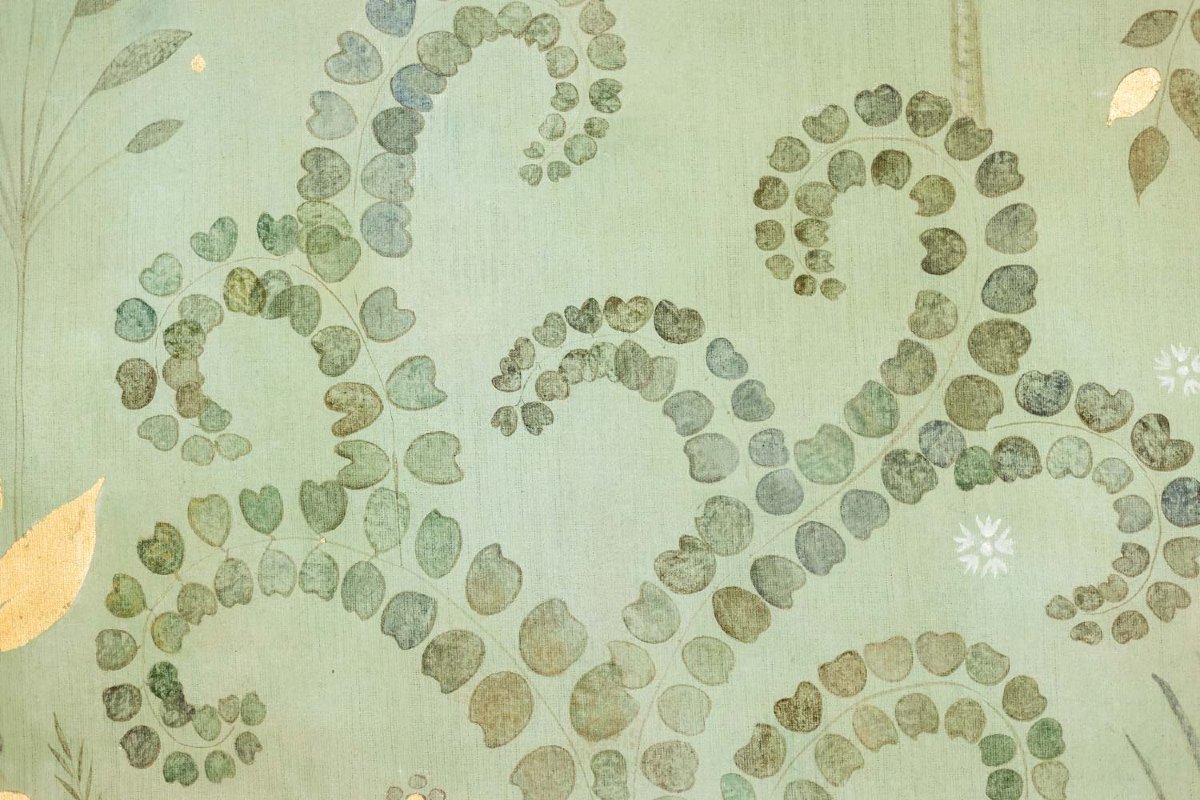 Painted Canvas Or Decorative Panel, Featuring Parrots And Foliage. Contemporary.ls6782a1089-photo-3