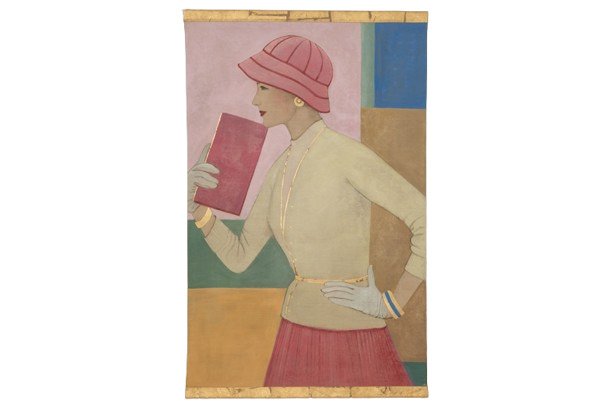 Painted Canvas Depicting A Woman From The 1950s. Contemporary Work. Ls6760c673/1