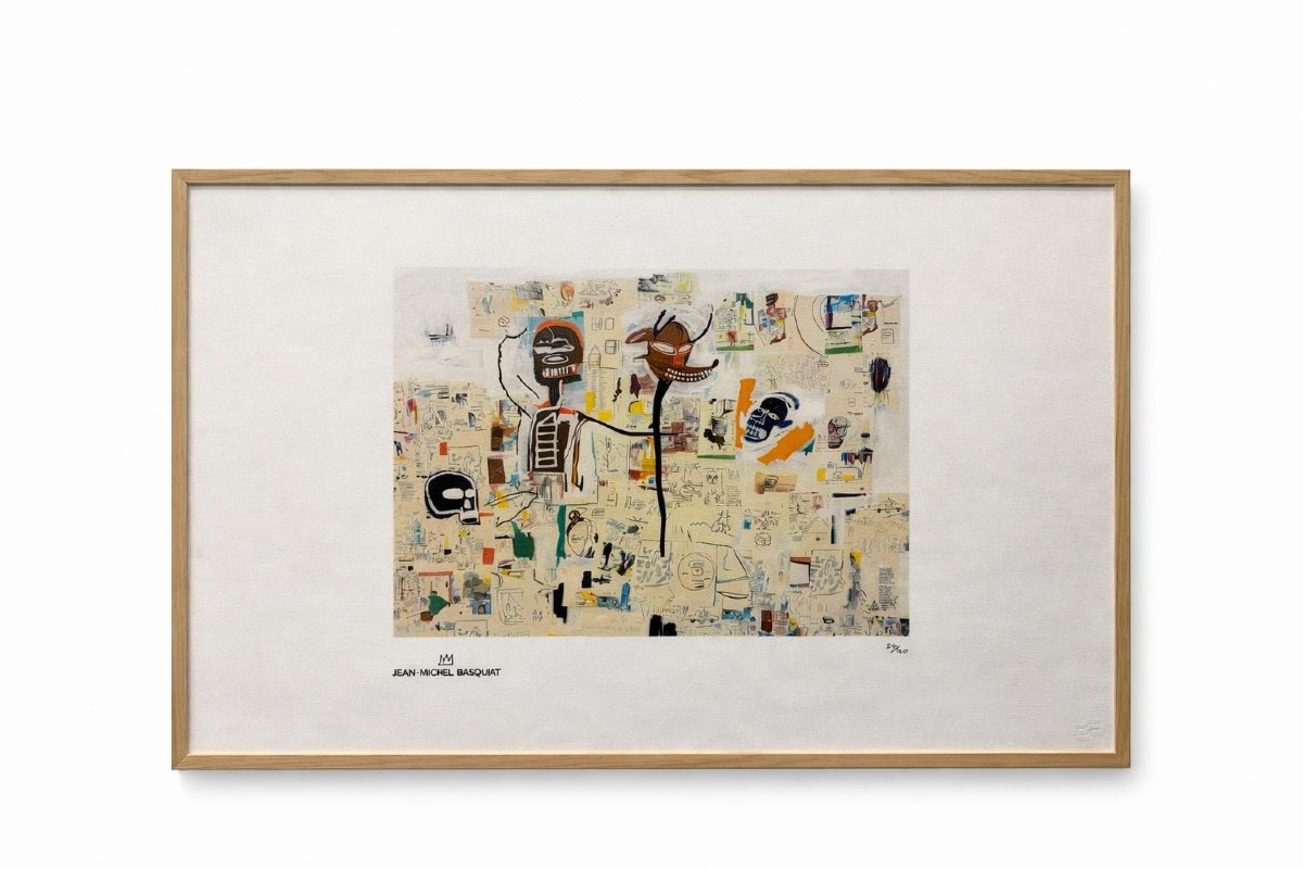 Jean-michel Basquiat. Numbered Color Silkscreen Print. 1990s. Ls6795o-68o