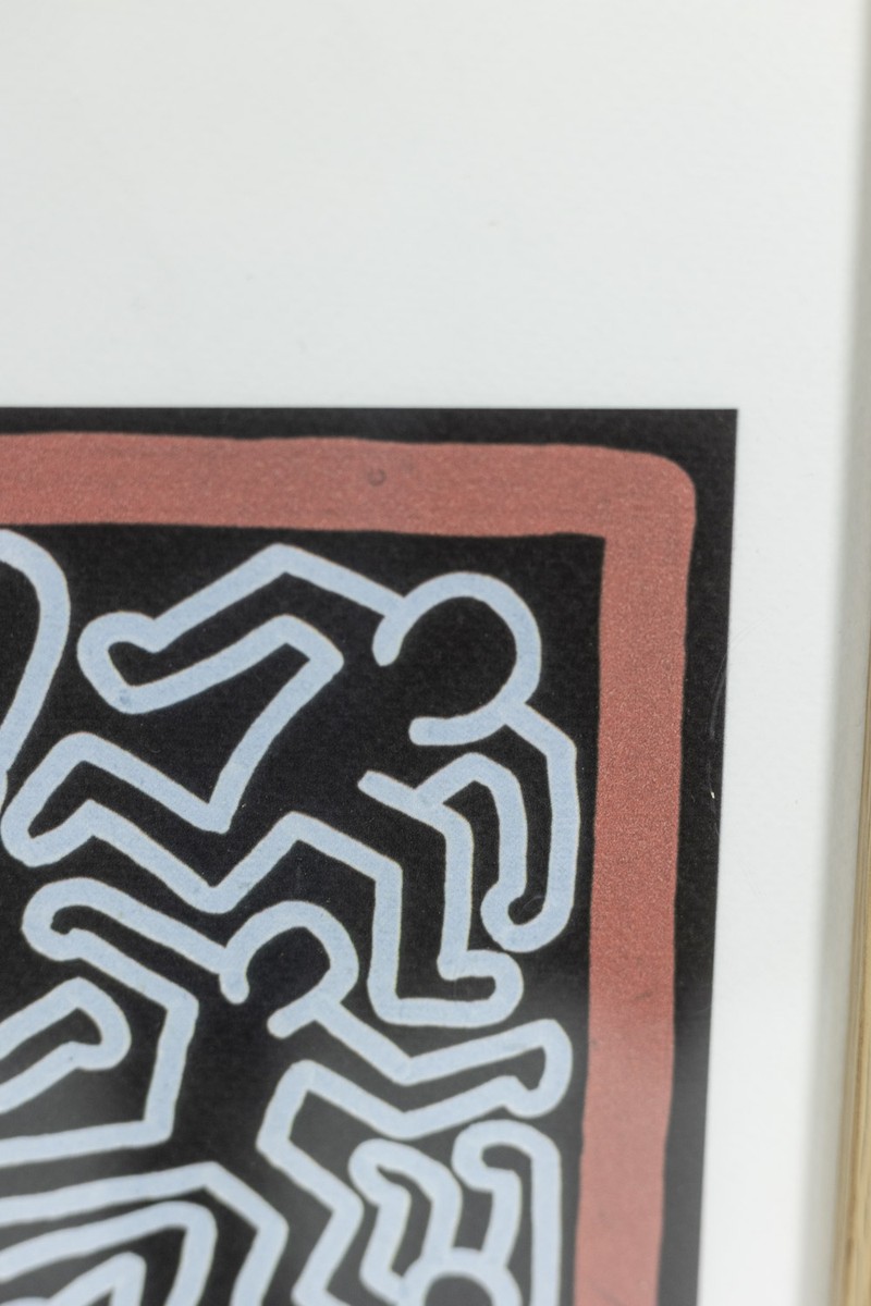 Keith Haring. Color Screenprint Numbered 103/150. 1990s. Ls6794p-68p-photo-3