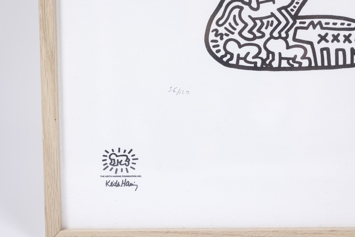 Keith Haring, Sérigraphie, Années 1990. LS6794R-68R-photo-2