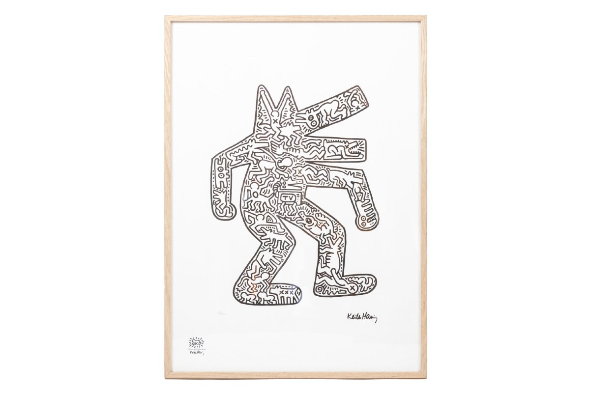 Keith Haring, Silkscreen, 1990s Ls6794r-68r