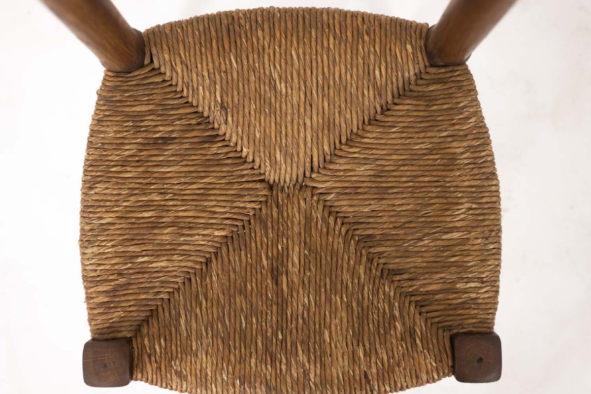 Set Of 8 Oak Chairs. 1950s. Ls5362456p-photo-5