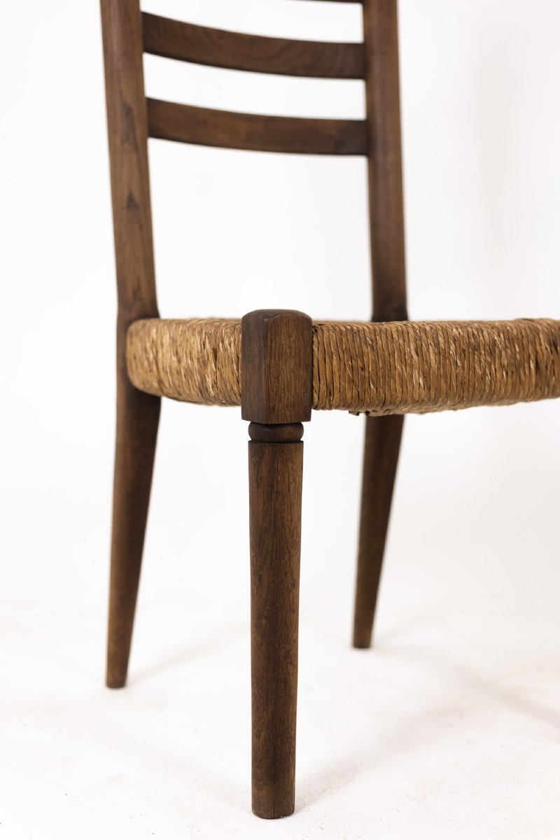 Set Of 8 Oak Chairs. 1950s. Ls5362456p-photo-6