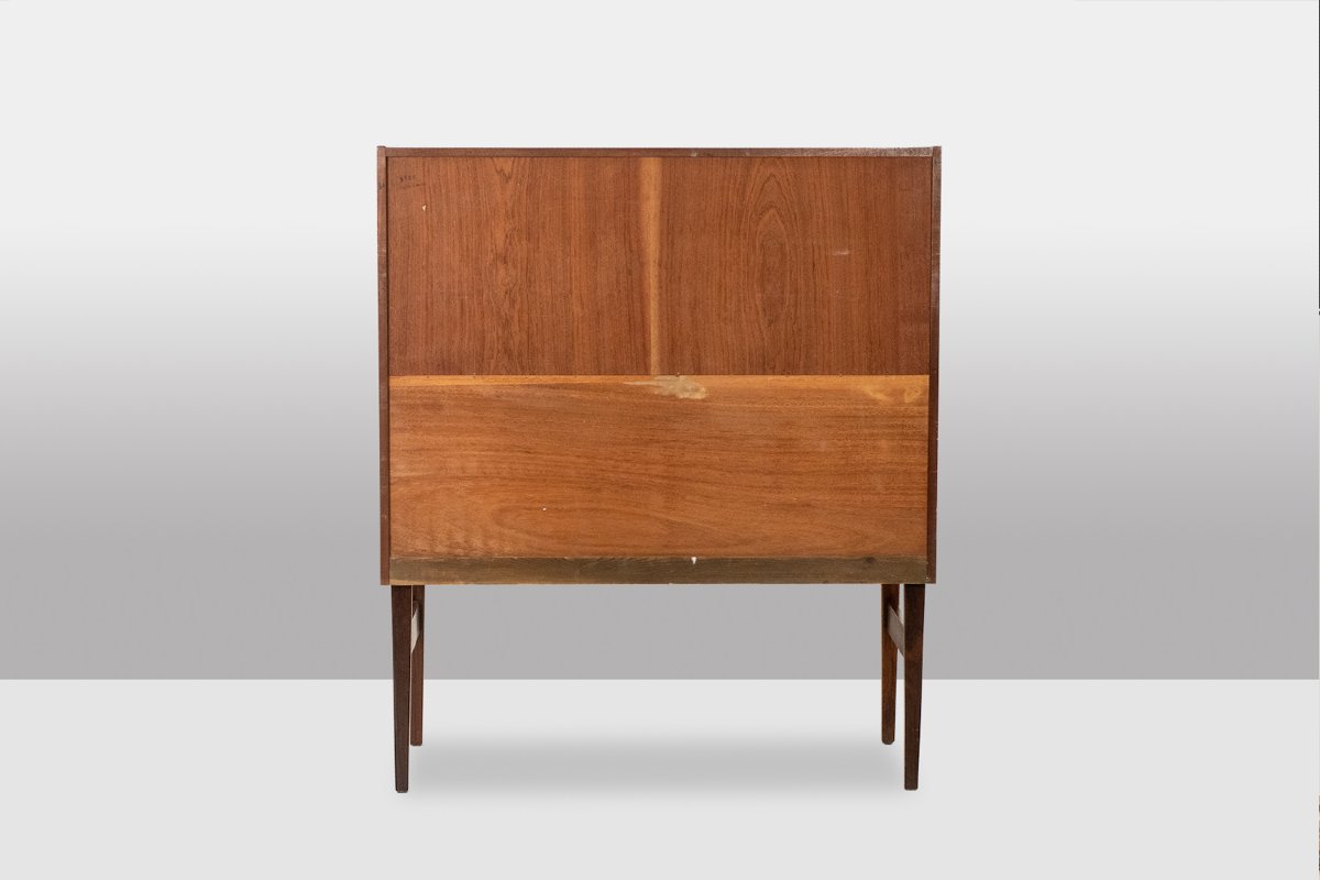 Commode en palissandre à 2 tiroirs, formant secrétaire. Années 1970. LS6792619-photo-8