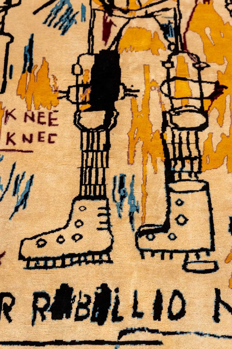Handwoven Tapestry Inspired By Jean-michel Basquiat. 2026 Ls68053601-photo-2