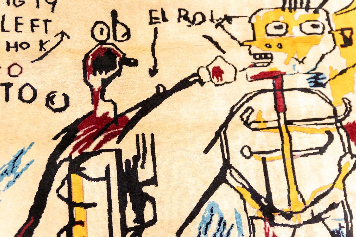 Handwoven Tapestry Inspired By Jean-michel Basquiat. 2026 Ls68053601-photo-4