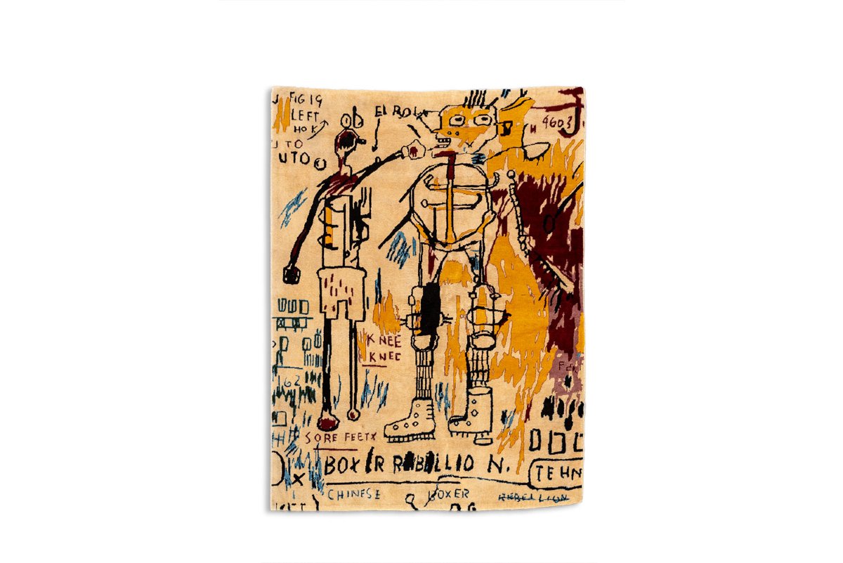 Handwoven Tapestry Inspired By Jean-michel Basquiat. 2026 Ls68053601