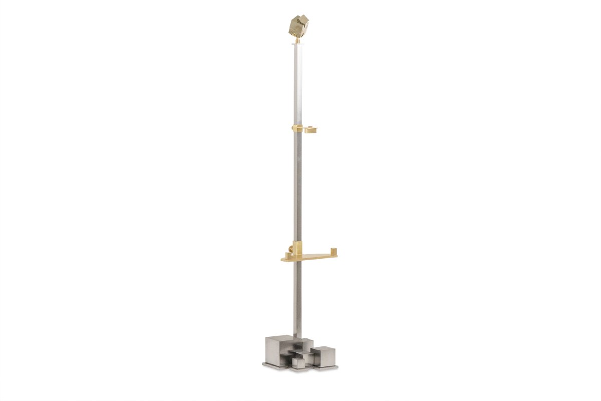 Metal, Bronze, And Pyrite. Contemporary Artwork. Ls6857807f