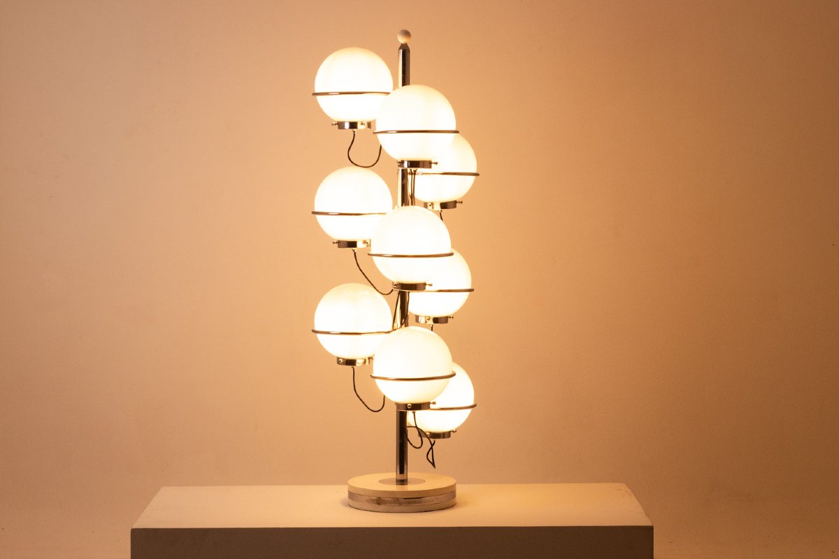 Gino Sarfatti For Arteluce. 9-light Floor Lamp. 1960s. Ls6877909m-photo-2