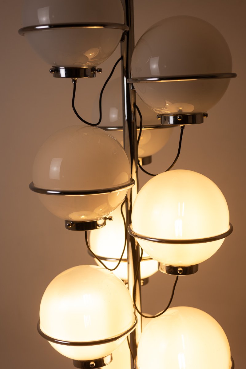 Gino Sarfatti For Arteluce. 9-light Floor Lamp. 1960s. Ls6877909m-photo-5