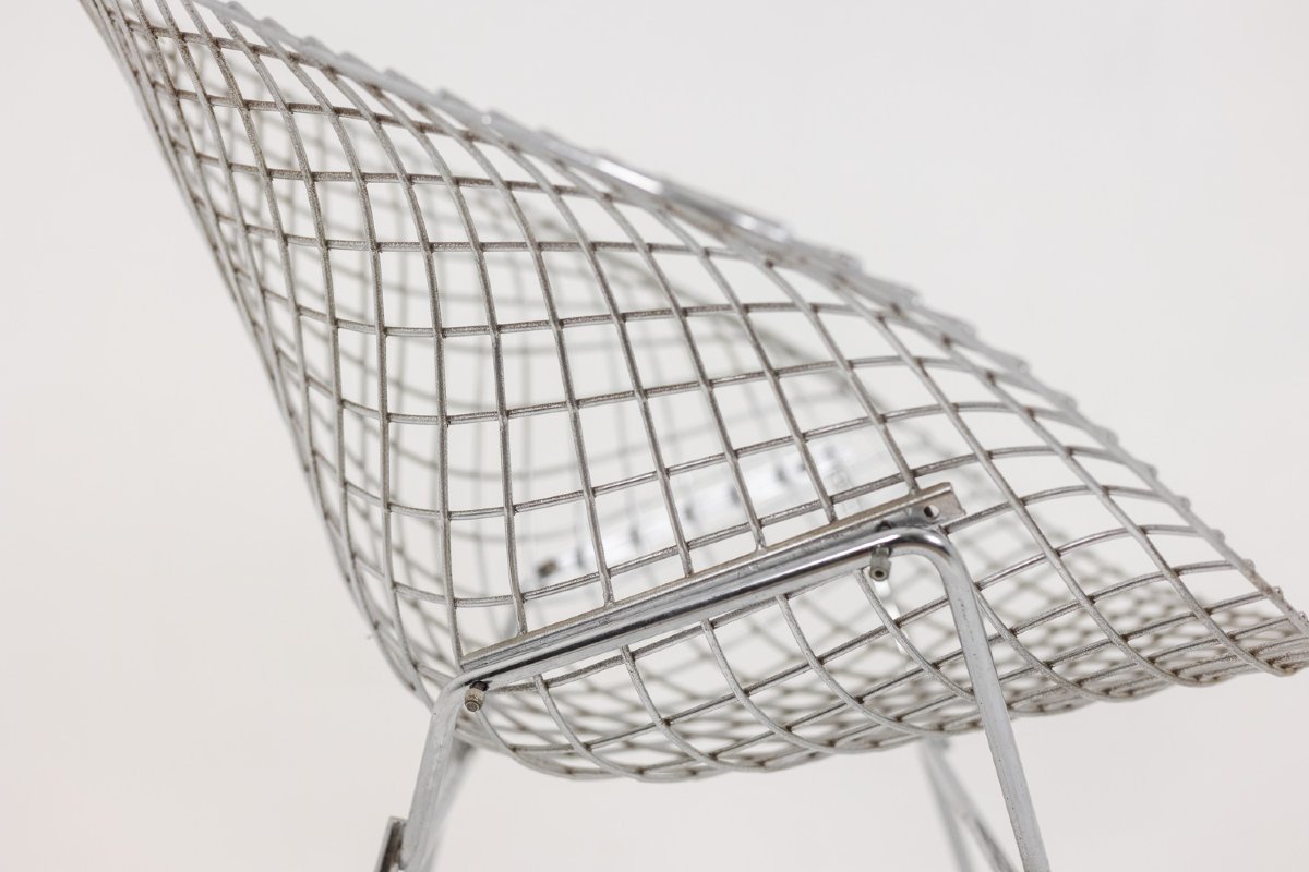 Harry Bertoïa pour Knoll. Série de 4 fauteuils « Diamond ». Années 1970. LS57522208/4-photo-4