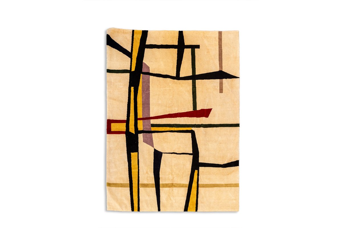 Handwoven Wool Tapestry With A Colorful Geometric Pattern. 2026.ls68064805