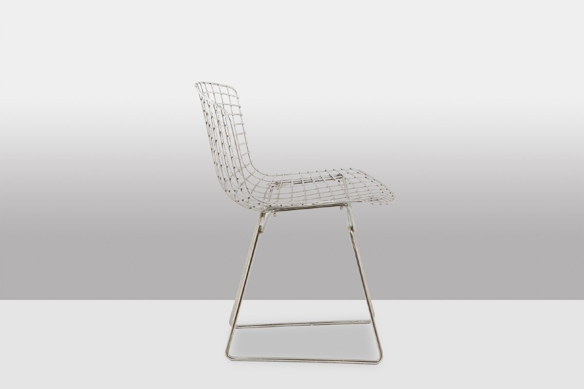 Harry Bertoia For Knoll. Set Of 5 Chairs. 1970s. Ls6721-photo-4