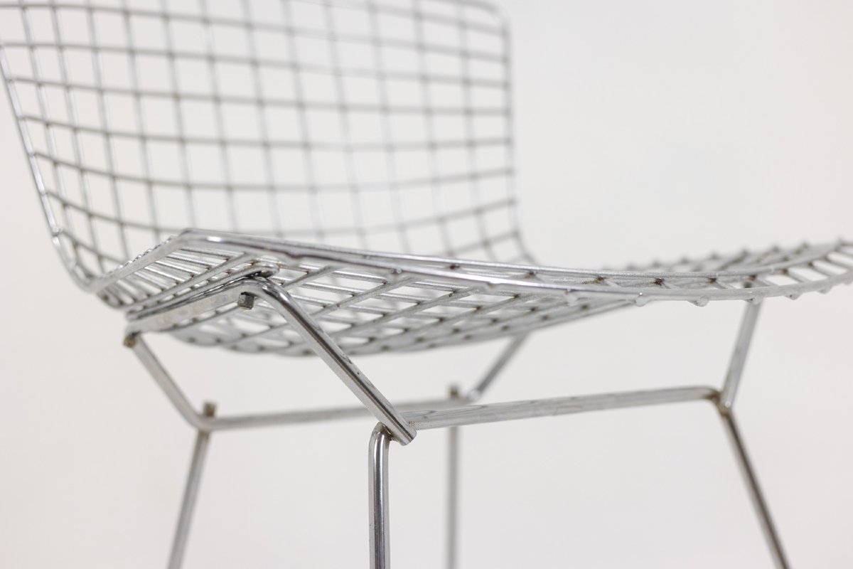 Harry Bertoia For Knoll. Set Of 5 Chairs. 1970s. Ls6721-photo-4