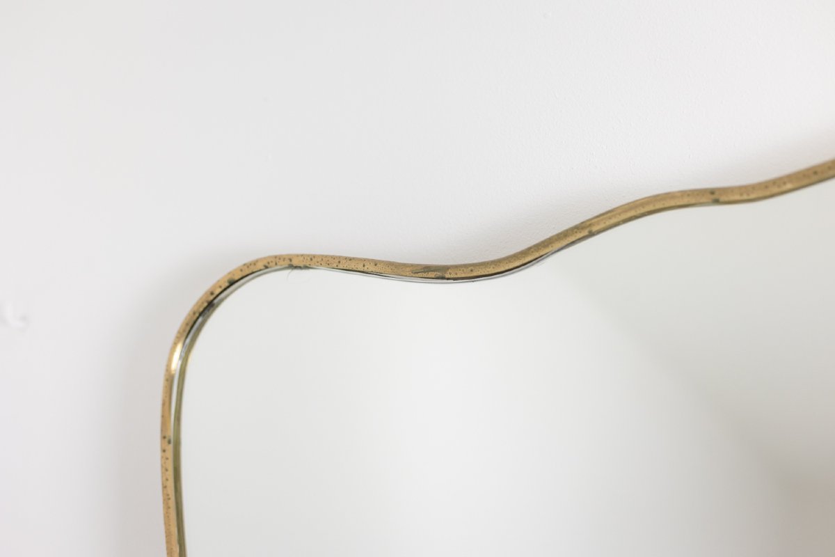 Mirror With A Gilded Brass Frame. 1980s Ls6777c975/1-photo-3
