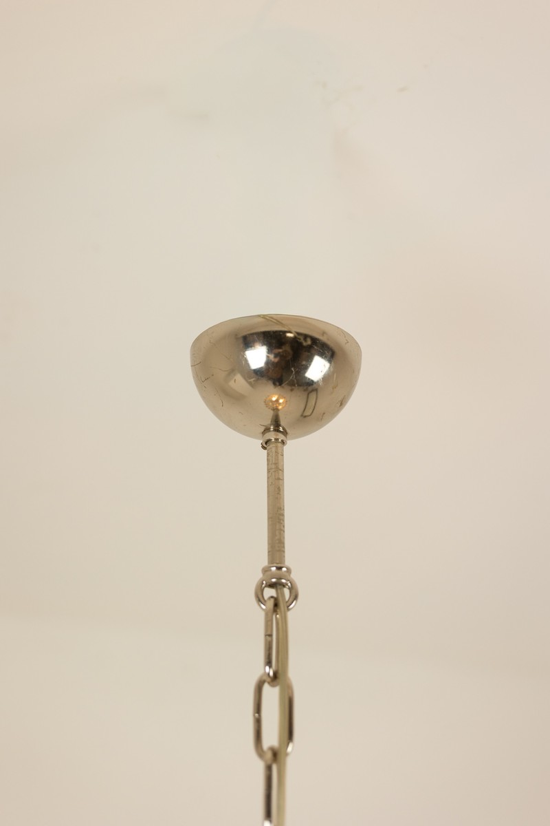 Venini. Translucent Murano Glass Pendant Lamp. 1980s.-photo-5
