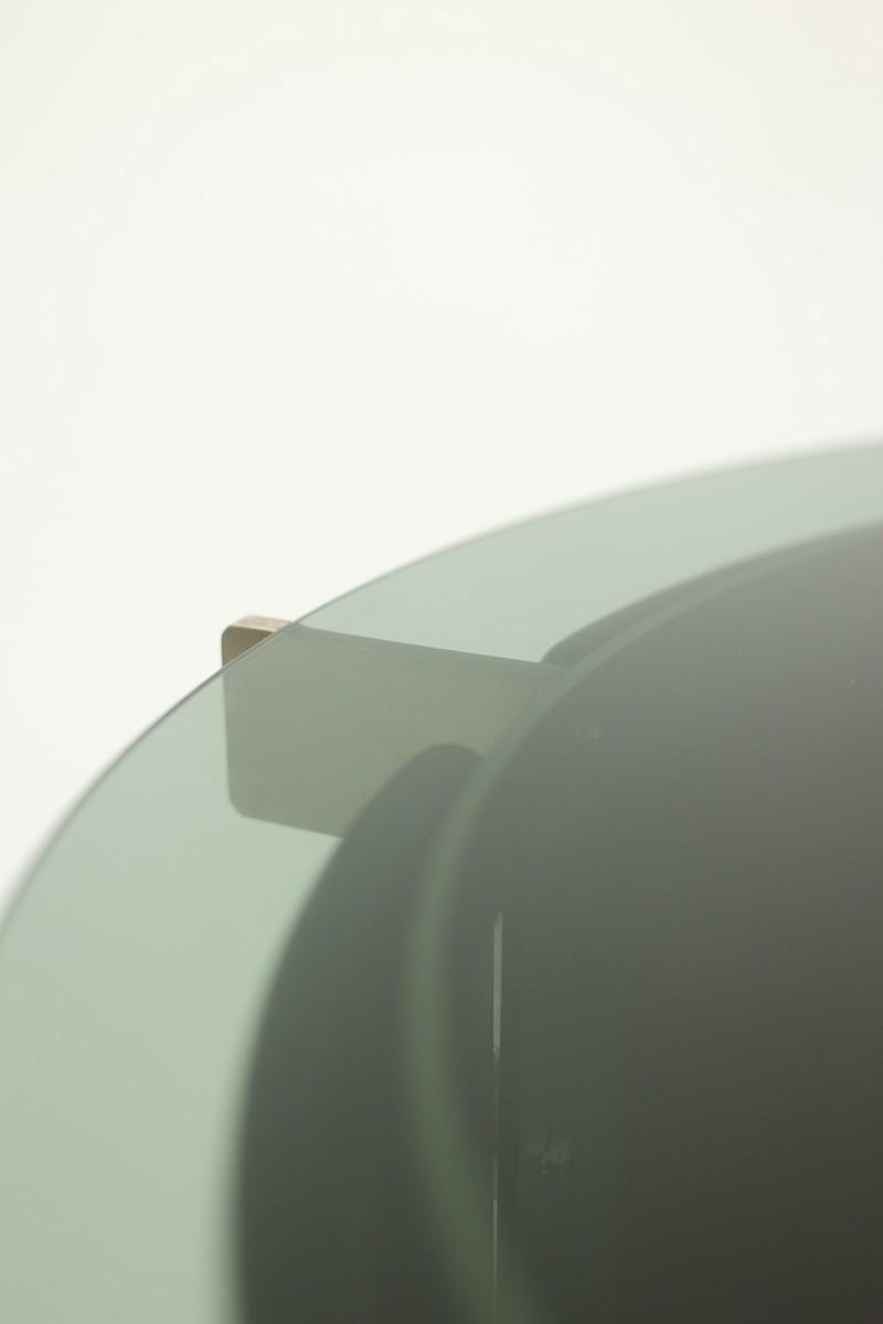 Eugenio Gerli, pour Tecno. Table basse ronde avec bar intégré. Vers 1960. LS68411089-photo-4