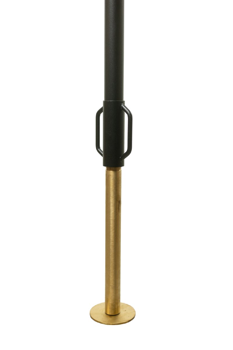 Floor-to-ceiling Coat Rack Made Of Lacquered Metal And Brass. Contemporary. Ls6834b405/1-photo-4
