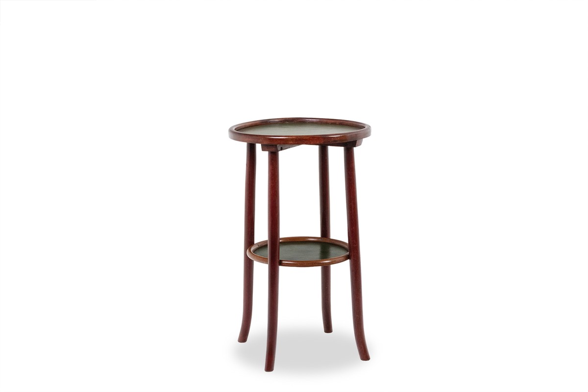 Thonet. Pair Of Two-tiered Side Tables In Stained Beech. Circa 1900.ls5914334-photo-4
