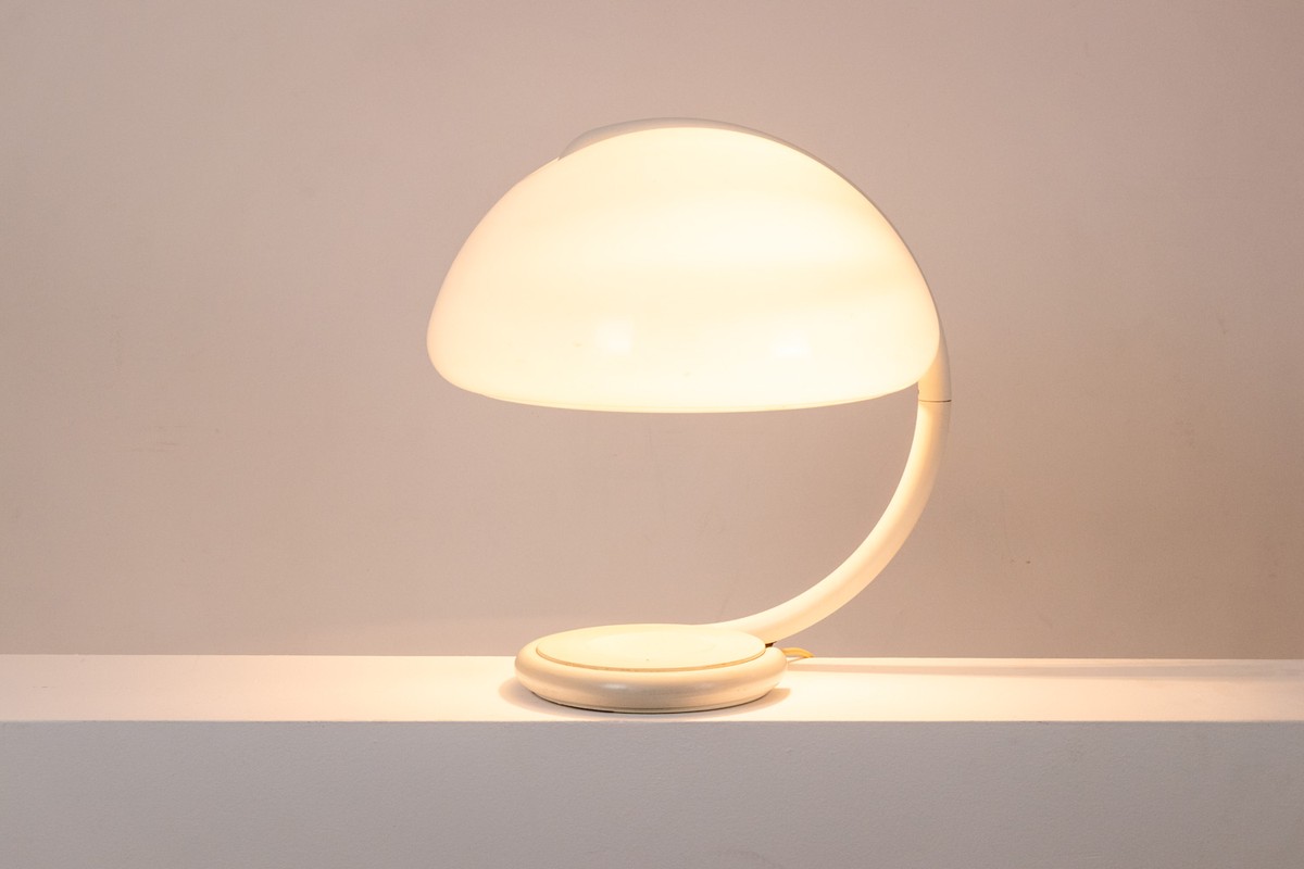 Elio Martinelli. “serpente” Table Lamp In White. 1960s–70s.ls6945709-photo-5