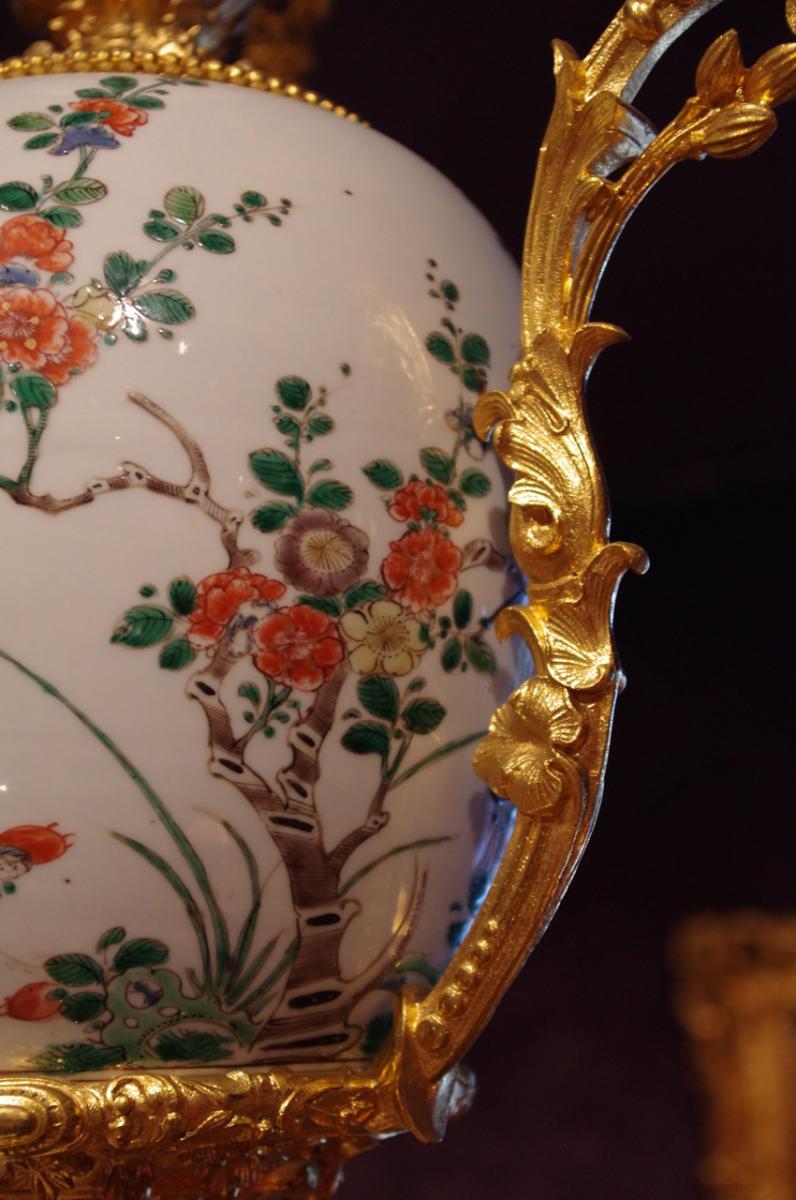Canton Porcelain Chandelier, Circa 1880 - Ls2414931-photo-4