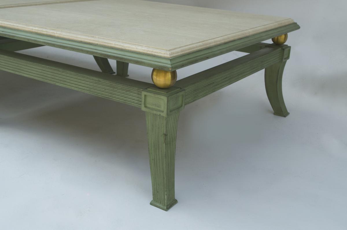 Paire De Tables Basses De Style étrusque En Bronze Patiné, Circa 1970 - LS33001601-photo-3