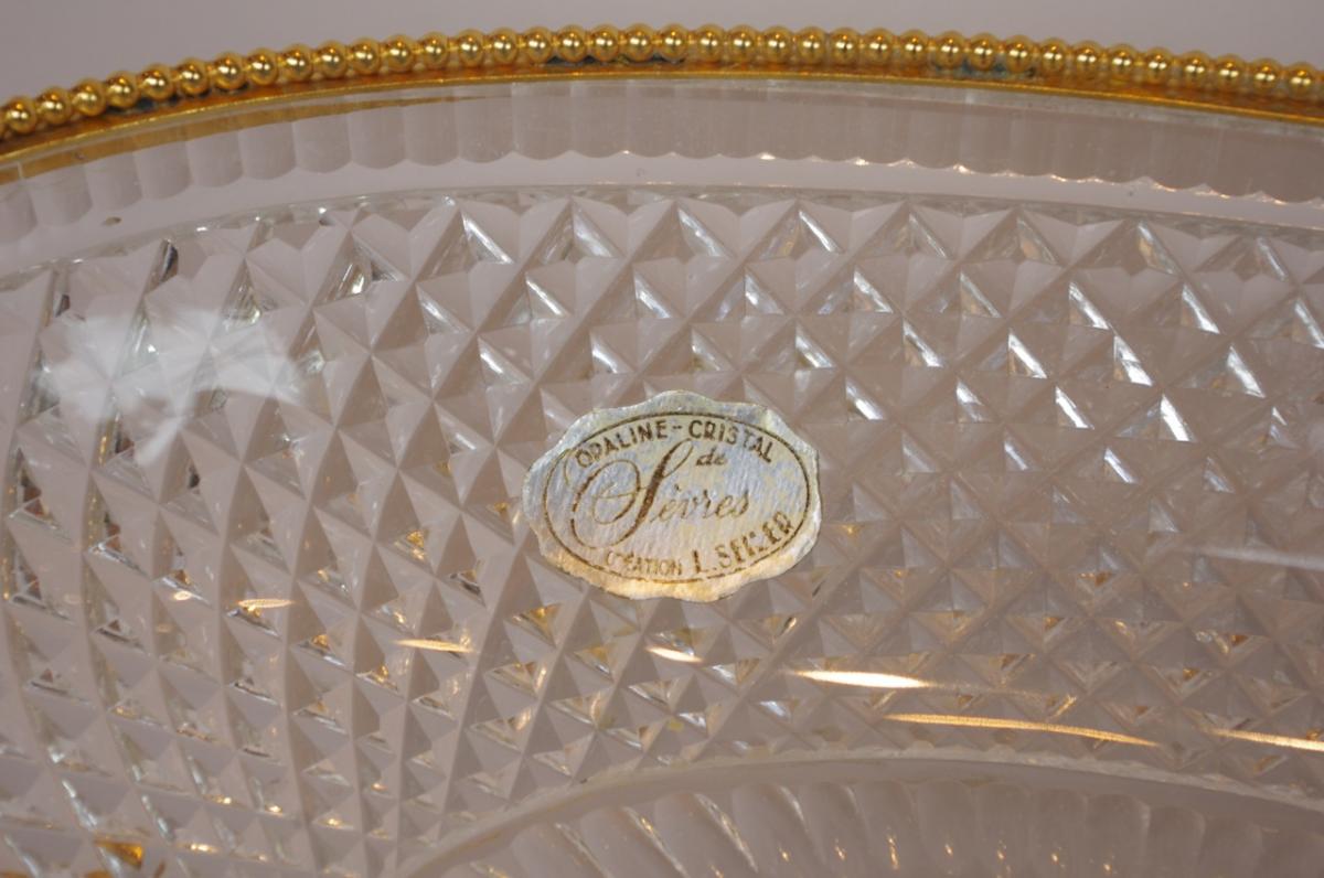 Cut Crystal Oval Cup, Manufacture De Sevres, Circa 1950 - Ls2544501-photo-1