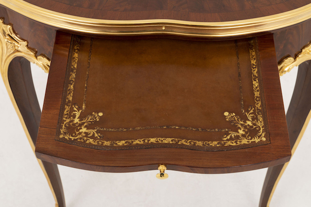 Table Bouillotte De Style Louis XV En Bois De Violette, Fin XIXe Siècle - LS39561901-photo-3