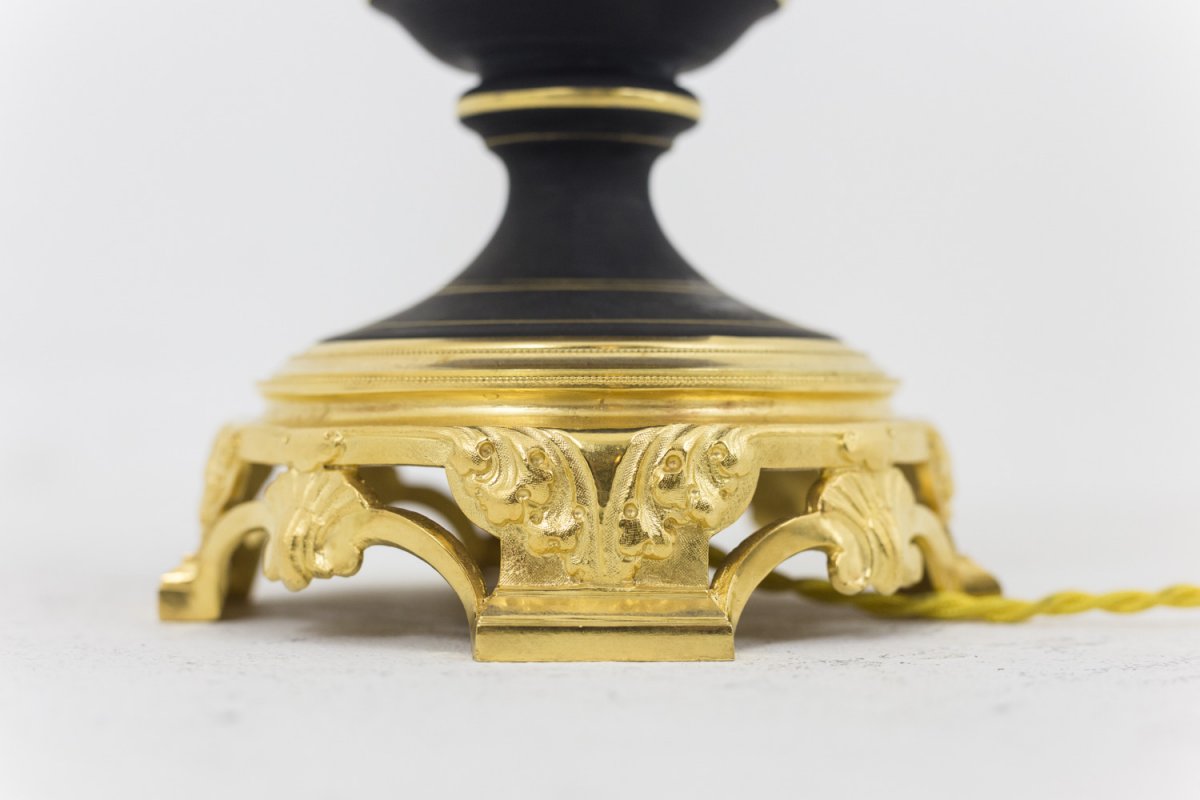 Pair Of Neoclassical Style Porcelain Lamps, Napoléon III Period - Ls40641431-photo-7