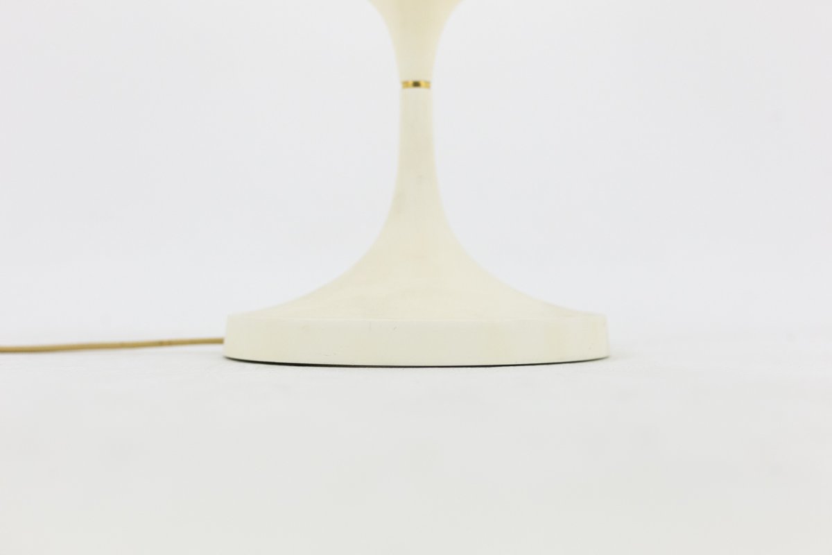 Lamp In White Resin And Gilt Brass, 1970’s - Ls3709321-photo-2