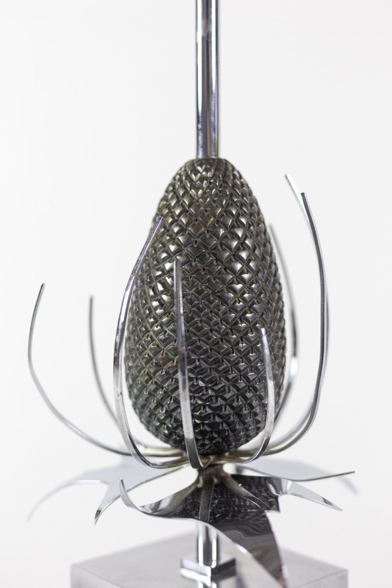 Maison Charles, Thistle Lamp In Bronze And Brass, 1970’s - Ls4258831-photo-2