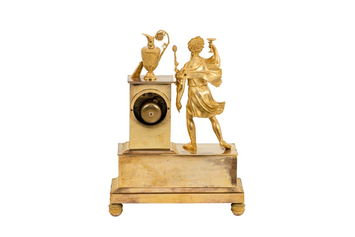 Clock In Gilt Bronze, Empire Period - Ls4385901-photo-4