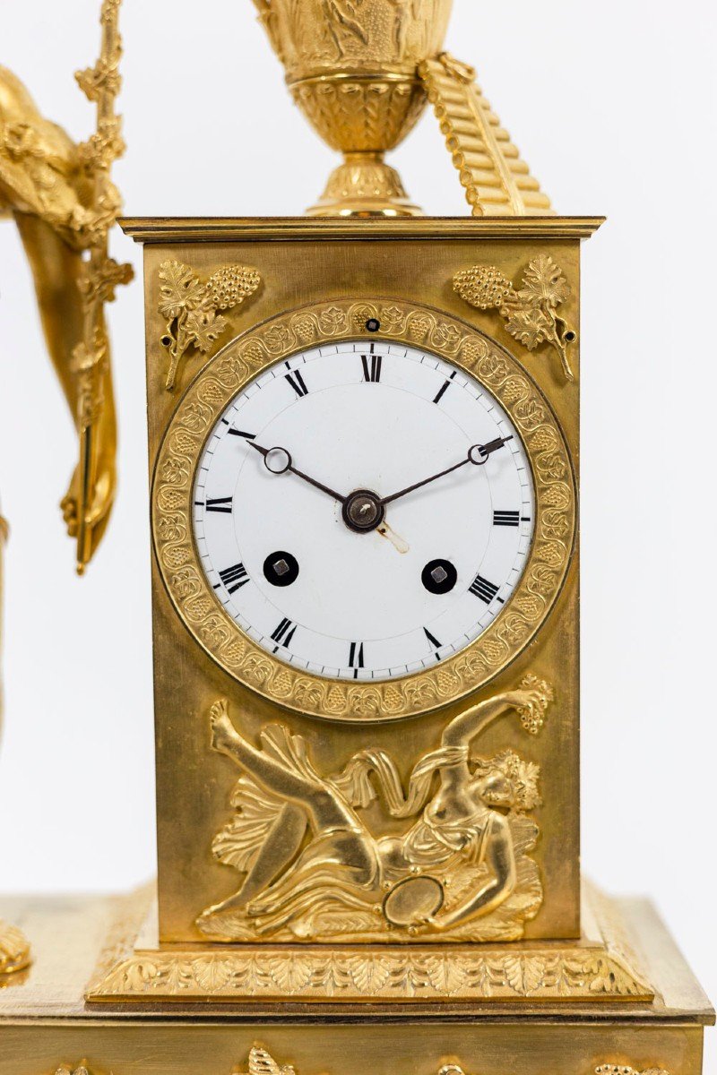 Clock In Gilt Bronze, Empire Period - Ls4385901-photo-1